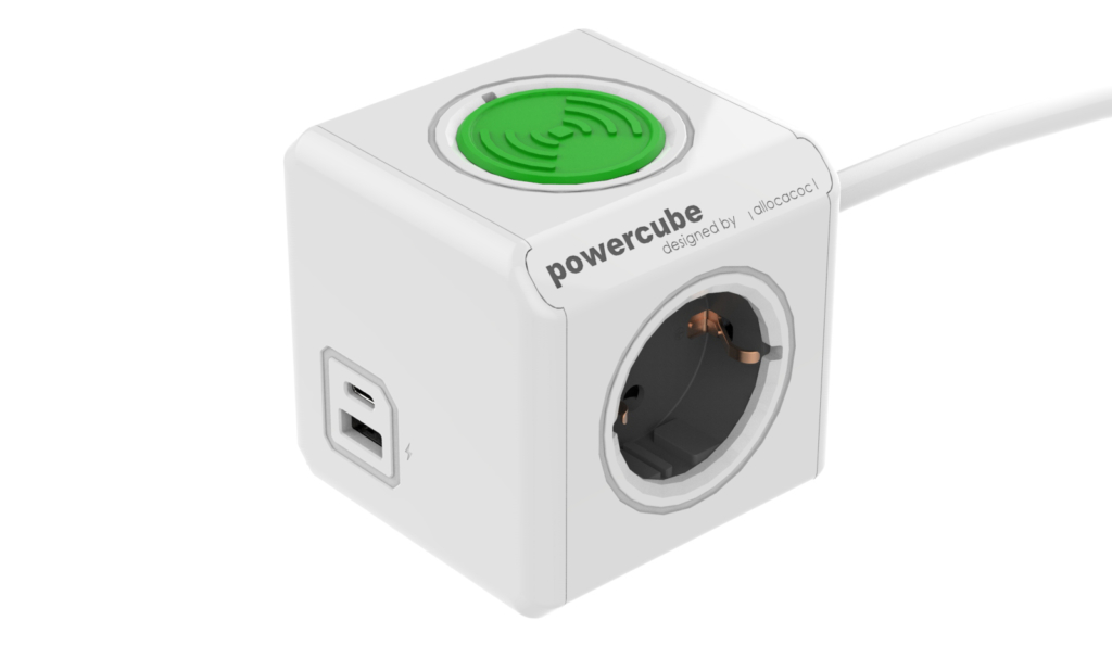 PowerCube Usb & Qi-Oplader
