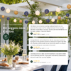 Cotton Ball Lights Outdoor Lichtslinger