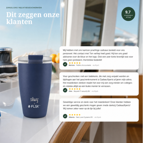 Silwy x FLSK Magnetische Thermosbeker