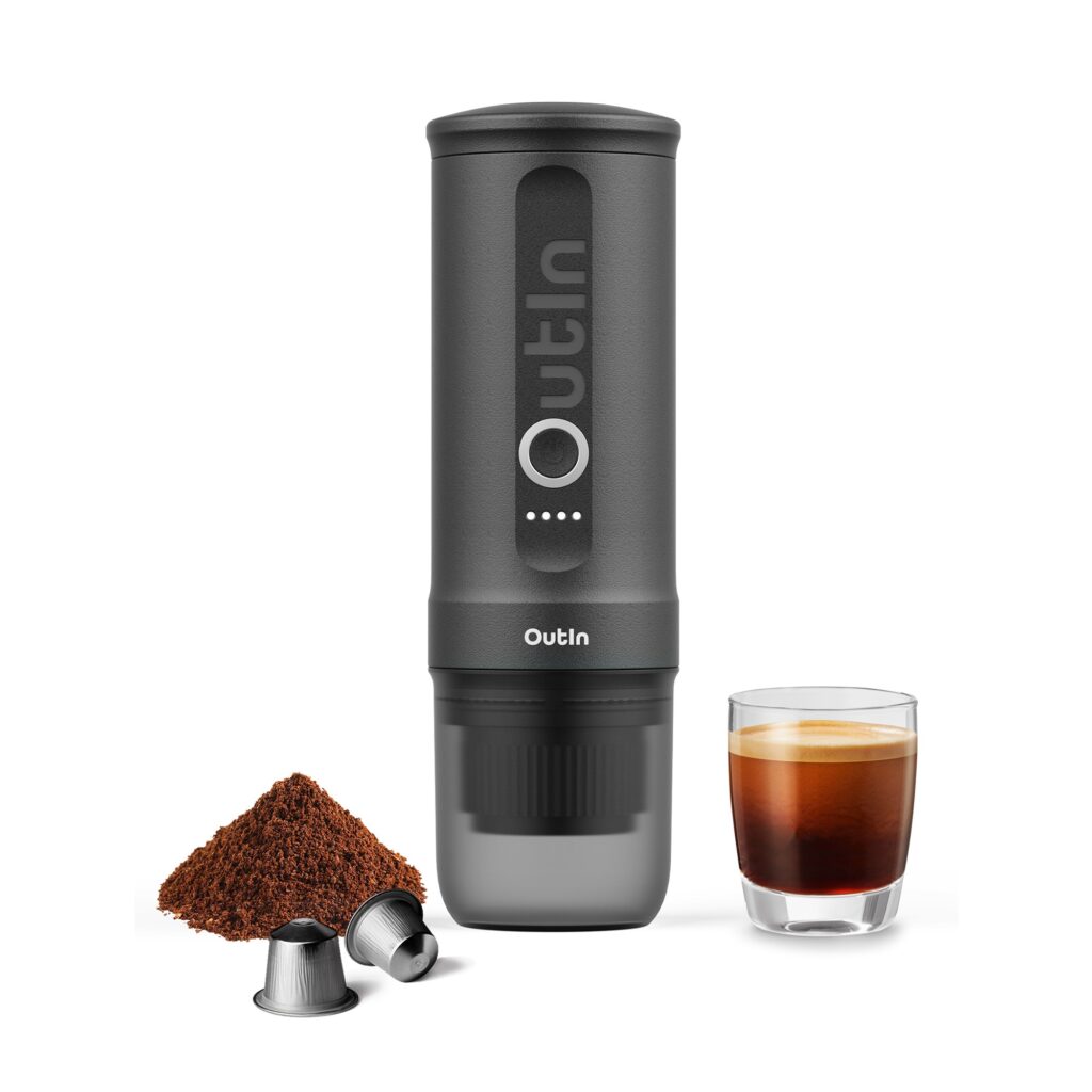 Outin Espresso maker Space Grey sfeer