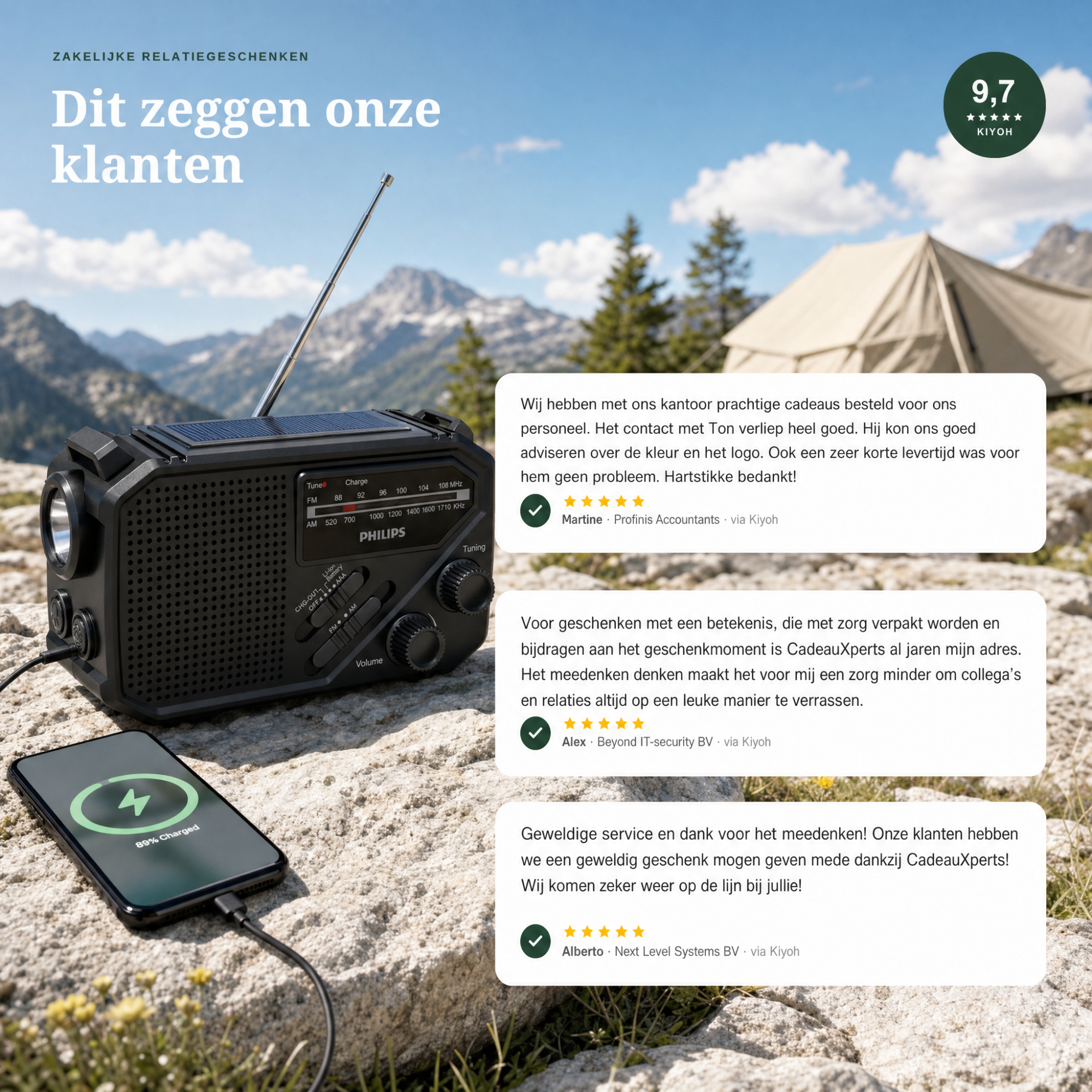 Philips Survival Radio & Zaklamp reviews Philips Survival Radio & Zaklamp