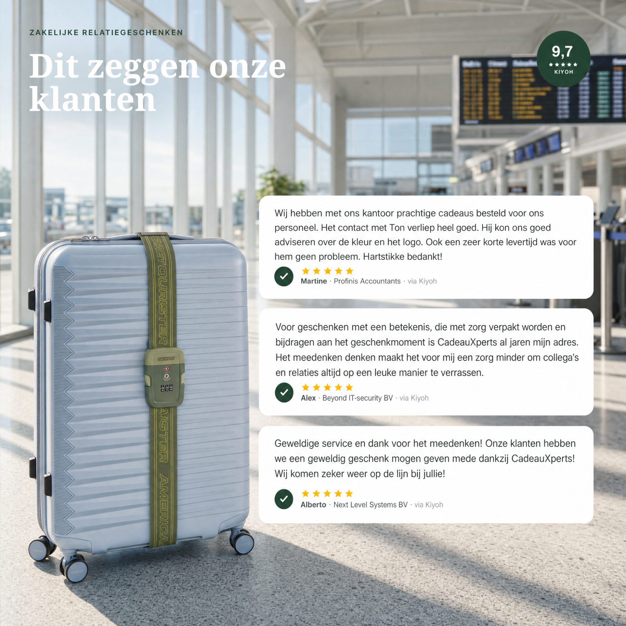 American Tourister - Kofferriem met TSA-slot