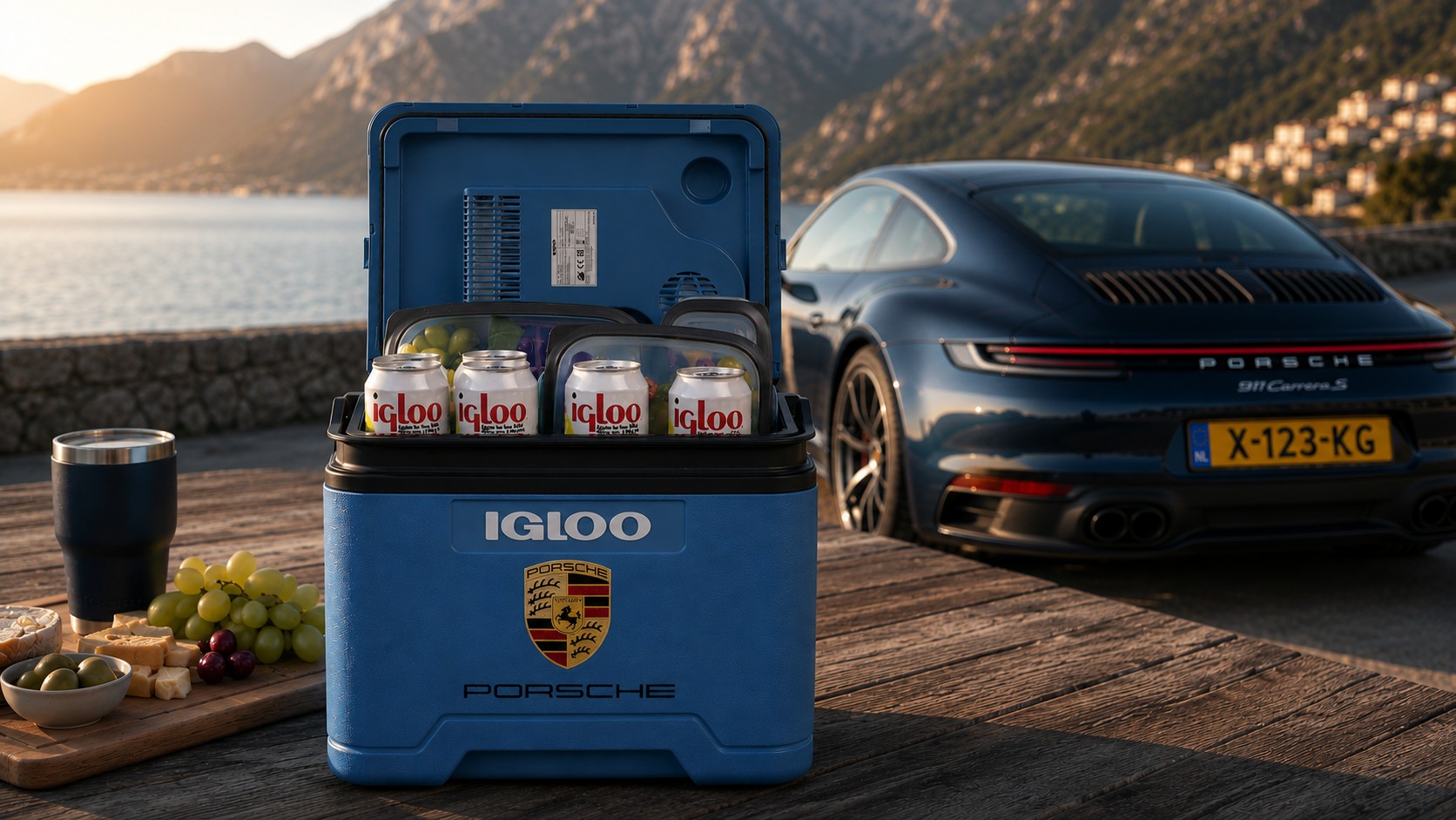 Igloo IE27 elektrische koelbox als premium zomer relatiegeschenk van CadeauXperts.