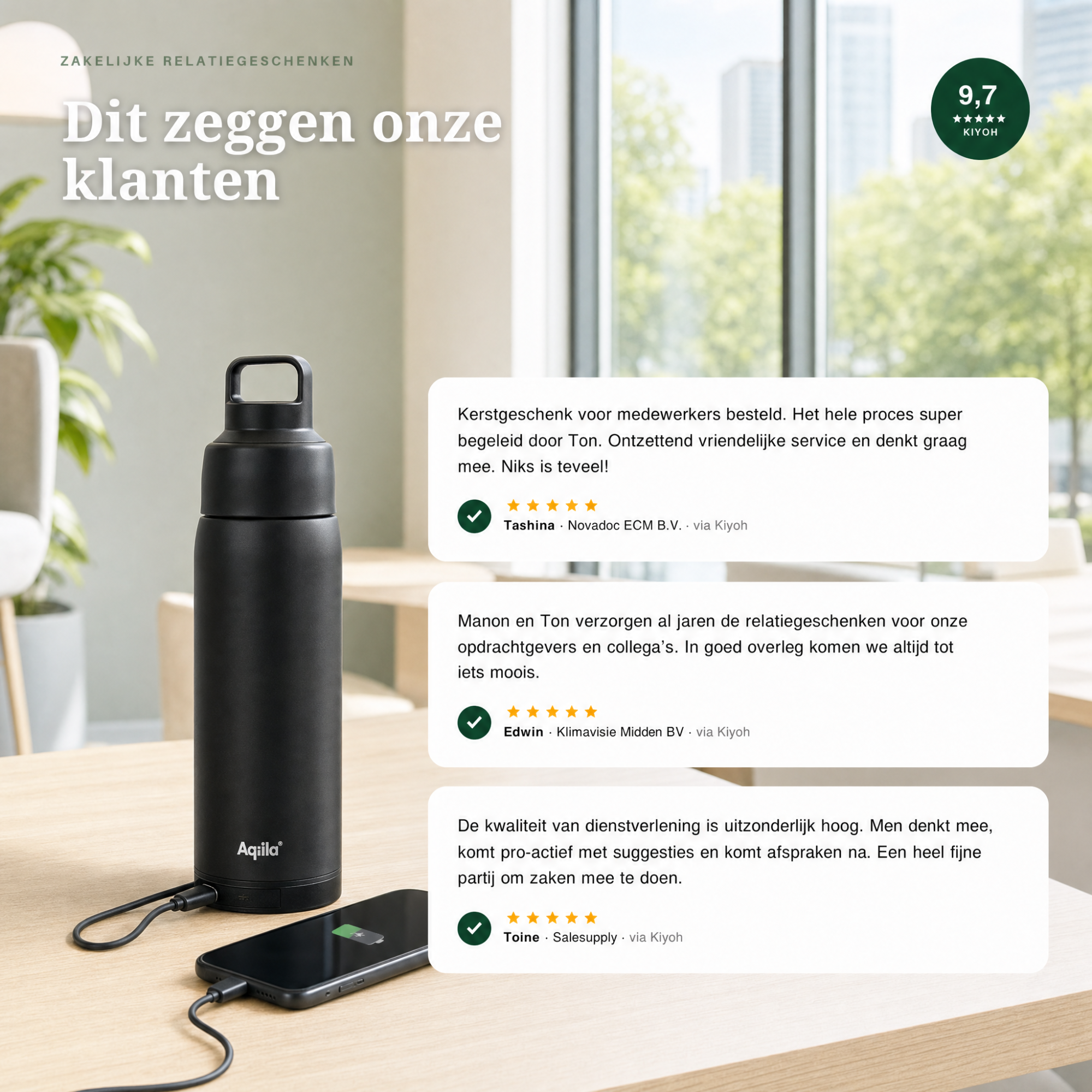 Aqiila PowerBottle 2 in1- 600 ml.
