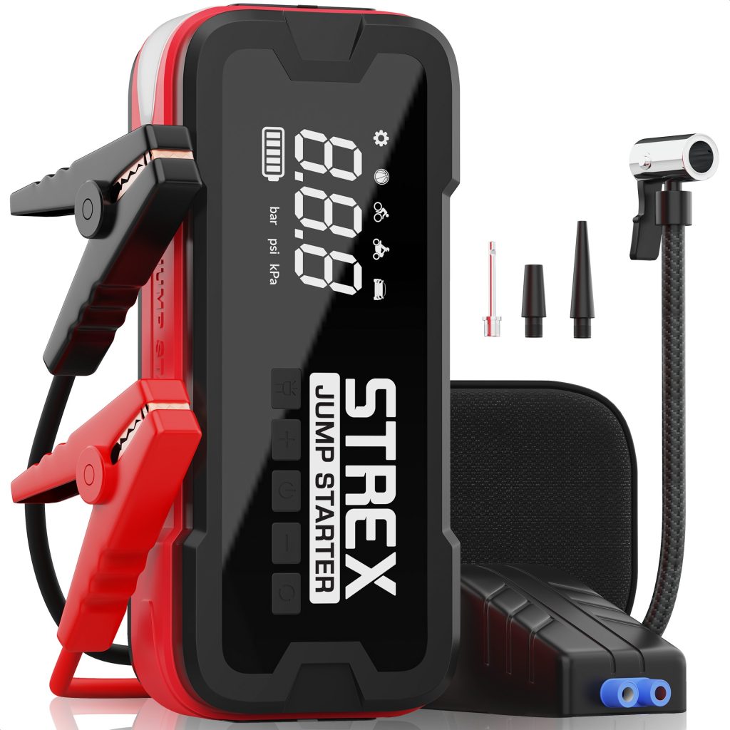 Jumpstarter & Compressor 5-in-1