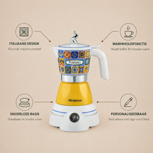 Ariete Moka Aroma Positano voordelen