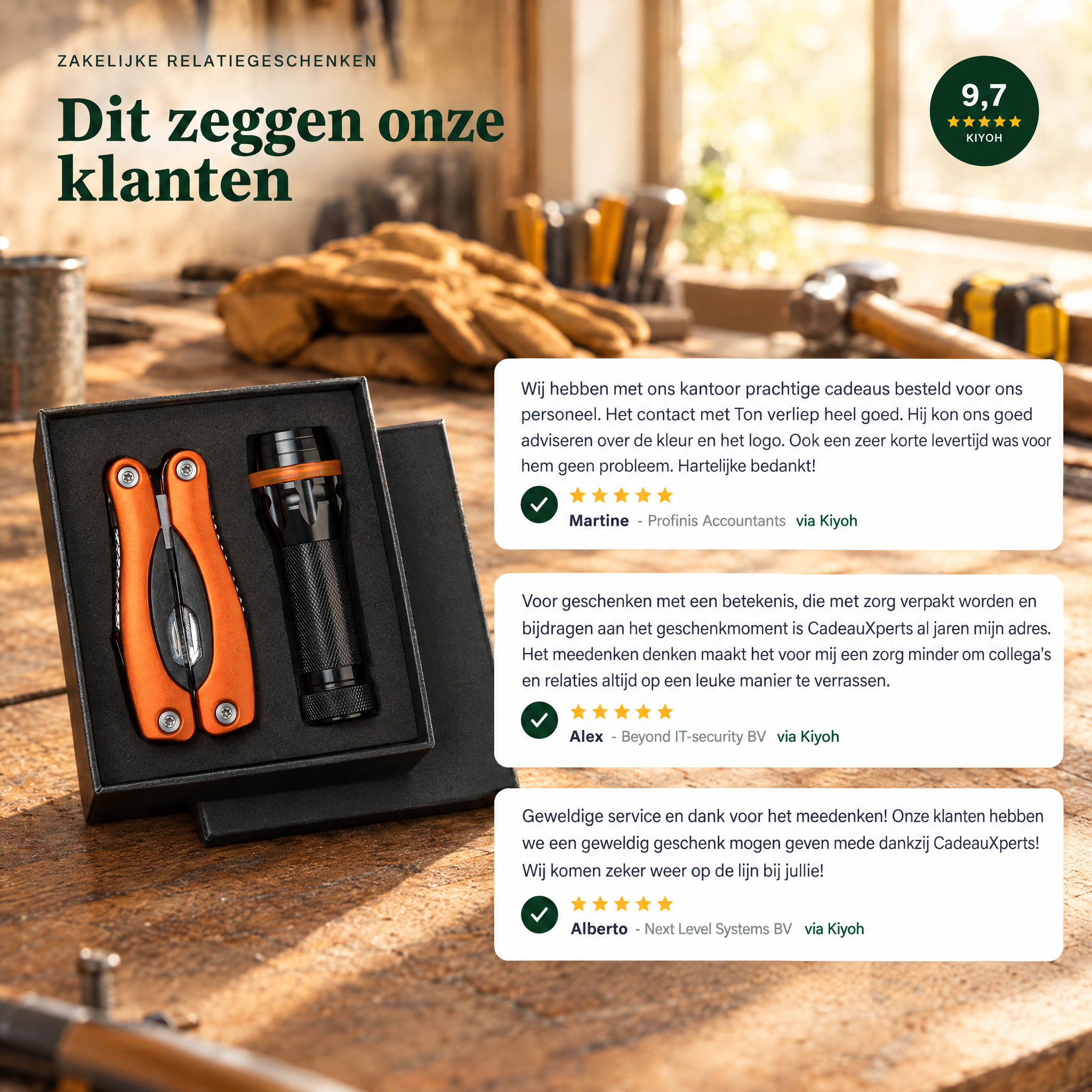 MSET02-2052-review Klantreviews bij de Colorado II Set Zaklamp & Multitool